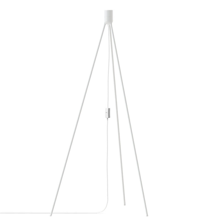 Tripod Floor vloerlampstandaard, mat wit