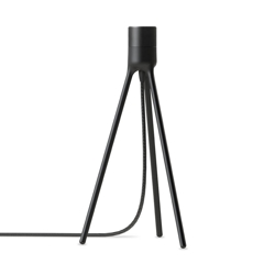 Tripod Table hoge tafellampvoet, mat zwart