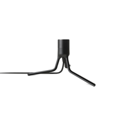 Tripod Base lage tafellampvoet, mat zwart