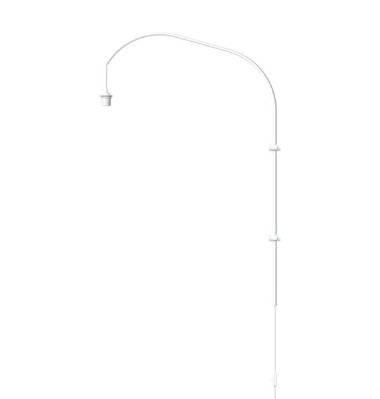 Willow single wandbevestiging, wit