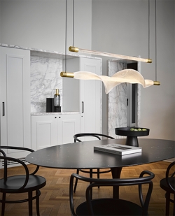 Vapour hanglamp horizontaal, goud