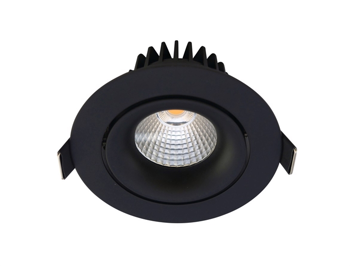 LED Downlight Tilt 10,9W, inbouw, zwart