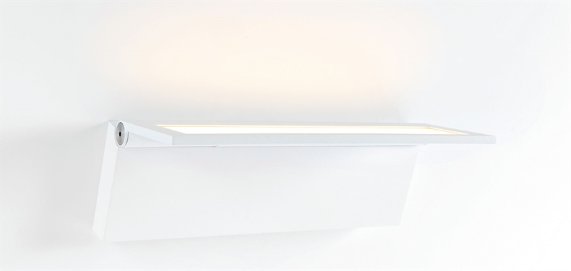 Wollet wandlamp, wit