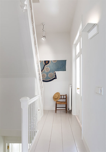 Modular Wollet wandlamp, wit