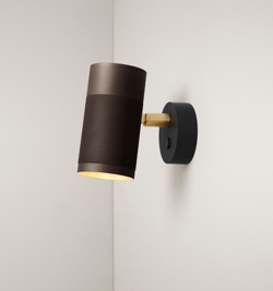 Thorup Copenhagen Patrone wandlamp small, gebronsd messing, 120 mm