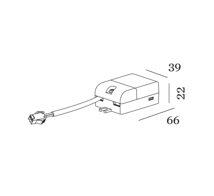 Driver voor inbouwspot 6W 350mA