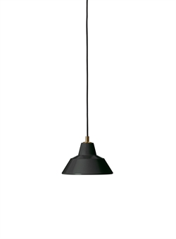 Workshop hanglamp W1, mat zwart