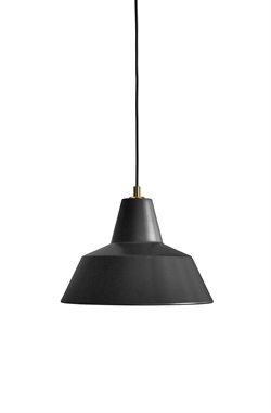 Workshop hanglamp W3, mat zwart