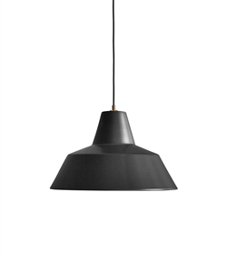 Workshop hanglamp W4, mat zwart