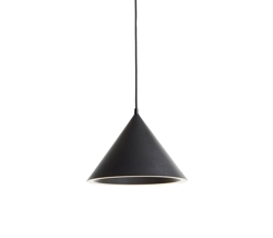 Annular hanglamp klein, zwart