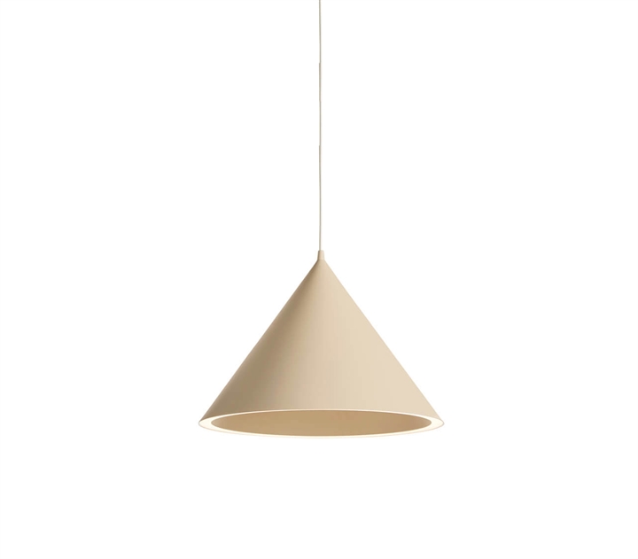 Annular hanglamp klein, beige