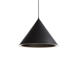 Annular hanglamp groot, zwart