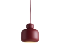 Stone hanglamp klein, deep red