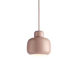 Stone hanglamp klein, dusty rose