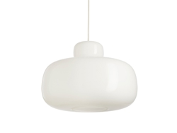 Stone hanglamp groot, opaalglas