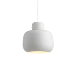 Stone hanglamp groot, wit