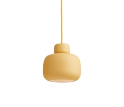 Stone hanglamp klein, mustard geel