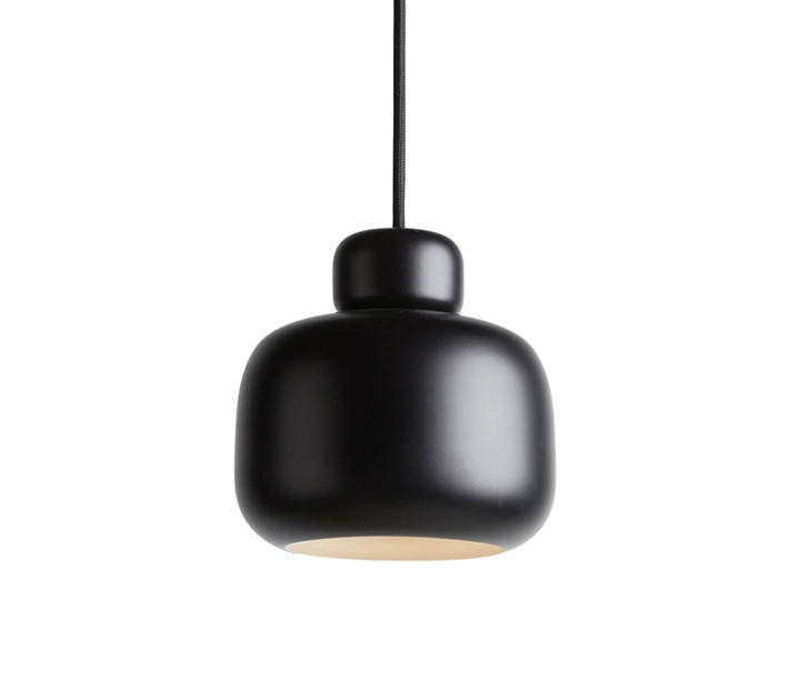 Stone hanglamp groot, zwart