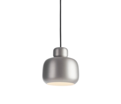 Stone hanglamp klein, geborsteld metaal