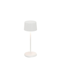Olivia micro batterijlamp / tafellamp, wit