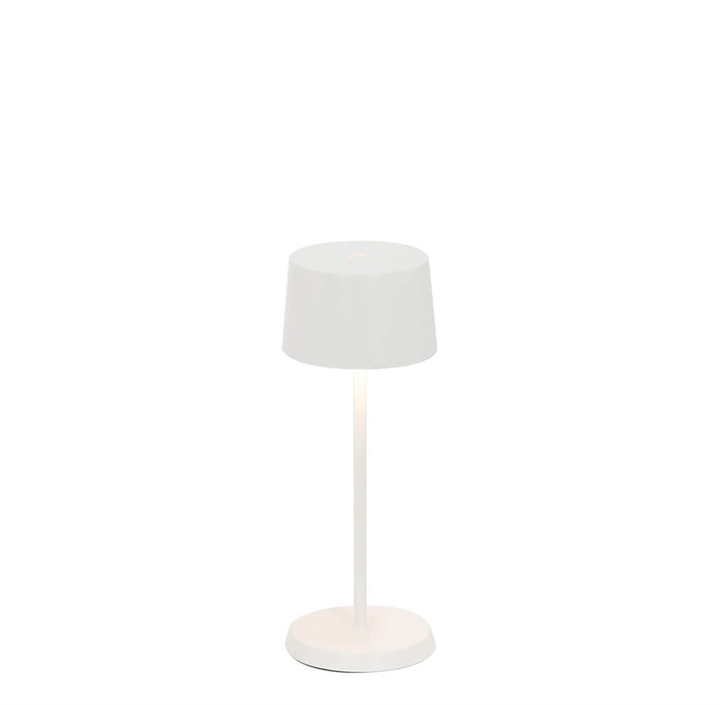 Olivia micro batterijlamp / tafellamp, wit
