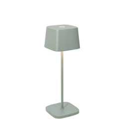 Ofelia batterijlamp / tafellamp, saliegroen