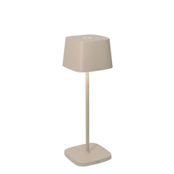 Ofelia batterijlamp / tafellamp, zand