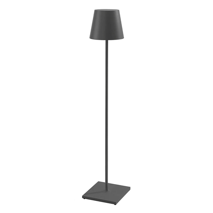 Poldina XXL batterijlamp / vloerlamp, donkergrijs