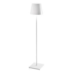 Poldina XXL batterijlamp / vloerlamp, wit