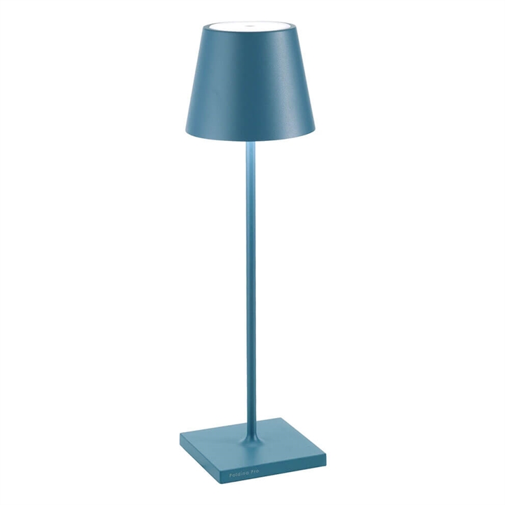 Poldina batterijlamp / tafellamp, avio blauw