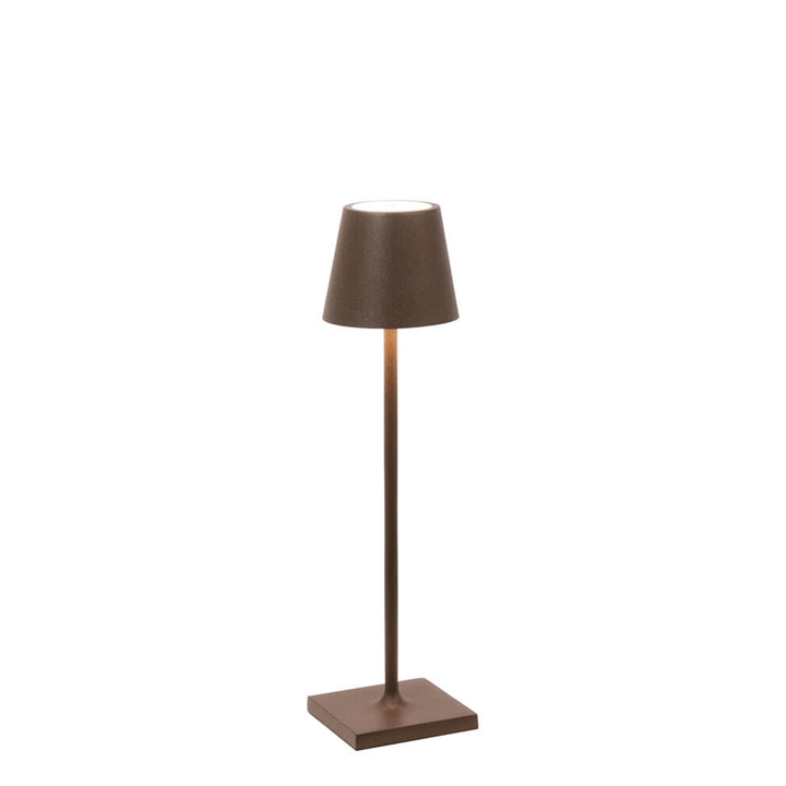 Poldina micro batterijlamp / tafellamp, corten