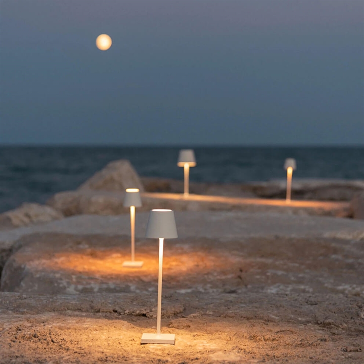 Poldina micro batterijlamp in wit