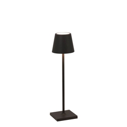 Poldina micro batterijlamp / tafellamp, zwart