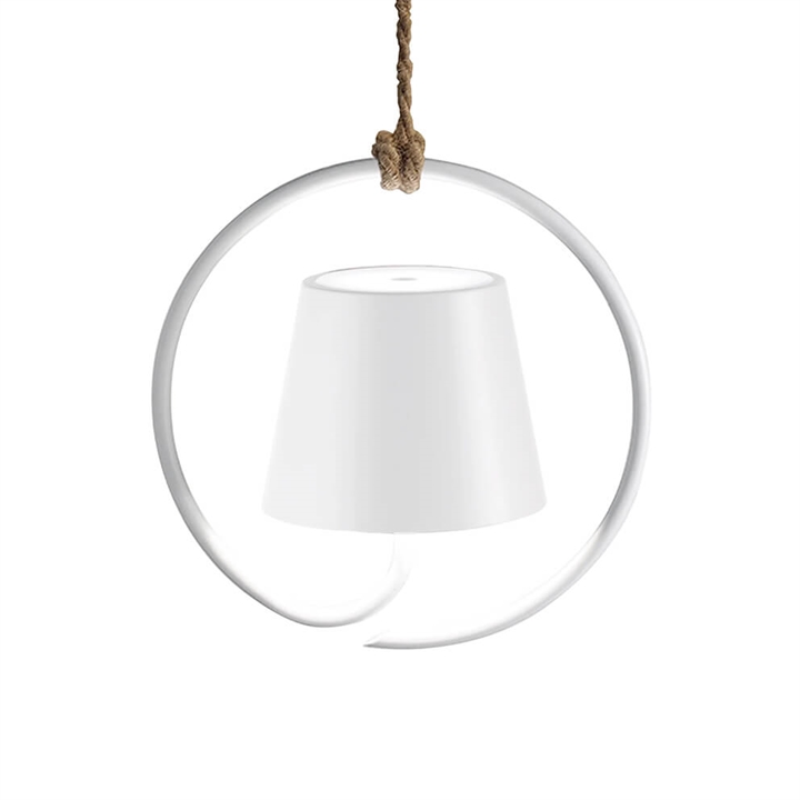Poldina batterijlamp / hanglamp, wit