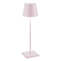 Poldina batterijlamp / tafellamp, roze