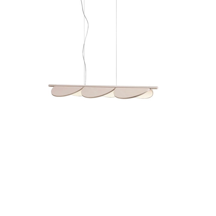 Almendra Linear hanglamp S3, nude