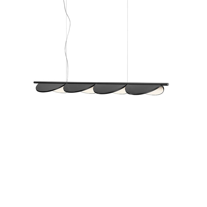 Almendra Linear hanglamp S4, antraciet