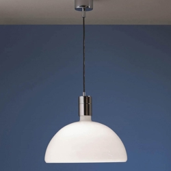 AM4C hanglamp, chroom/wit
