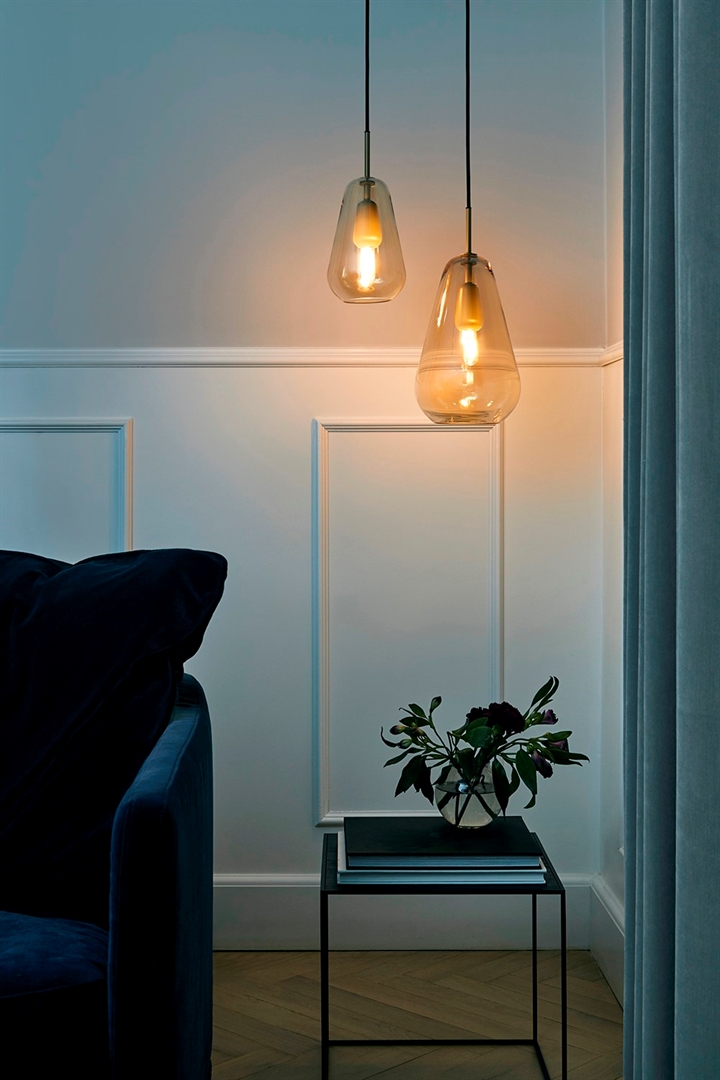 Anoli 1 hanglamp small, nordic goud/goud