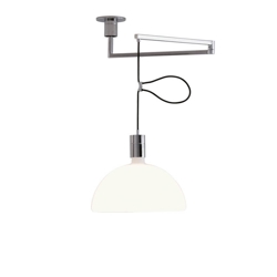 AS41C hanglamp, chroom/wit