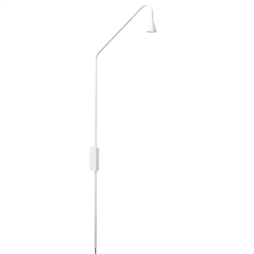 Austere wandlamp, wit