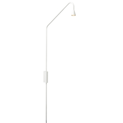 Austere wandlamp, wit
