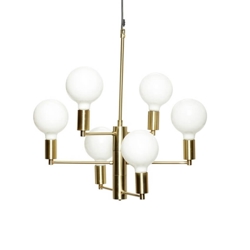 Balance kroonluchter, messing