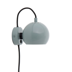 Ball wandlamp, glanzend mint