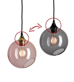 Ballroom XL hanglamp - vervanging van fitting