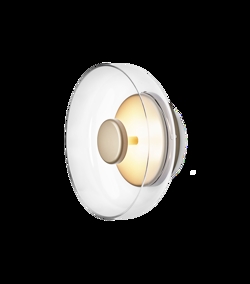 Blossi wandlamp Ø23, nordic goud/helder