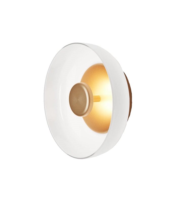Blossi wandlamp Ø23, nordic goud/opal
