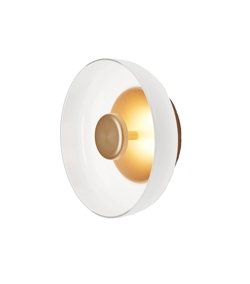 Blossi wandlamp Ø23, nordic goud/opal