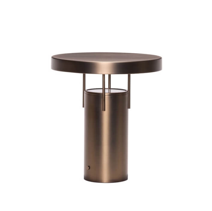 BringMe Portable tafellamp / batterijlamp, gebronsd messing