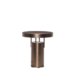 BringMe Portable Mini tafellamp / batterijlamp, gebronsd messing